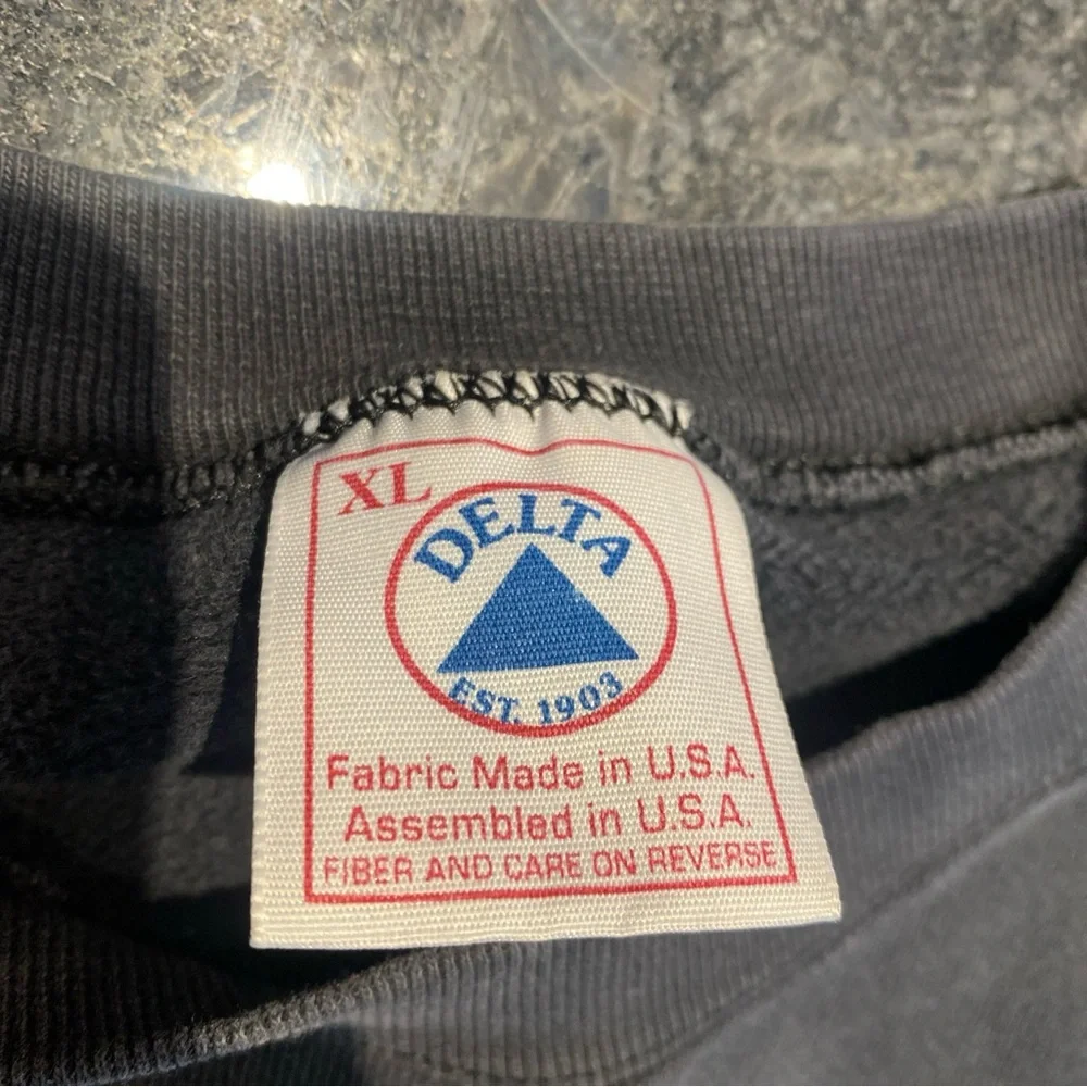 Vintage Fort Lauderdale Crew Neck Sweatshirt Size XL Black Delta Tag Bootlegger
